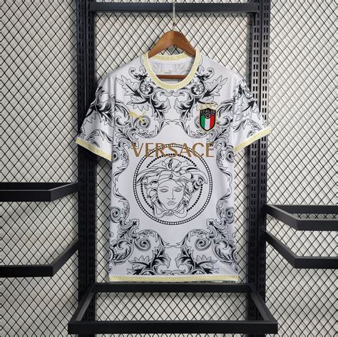 versace italy football shirt